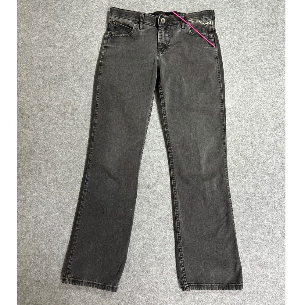 Wrangler Q-Baby Ultimate Riding Jeans 9/10x32 Dark Wash No Gap Waistband
